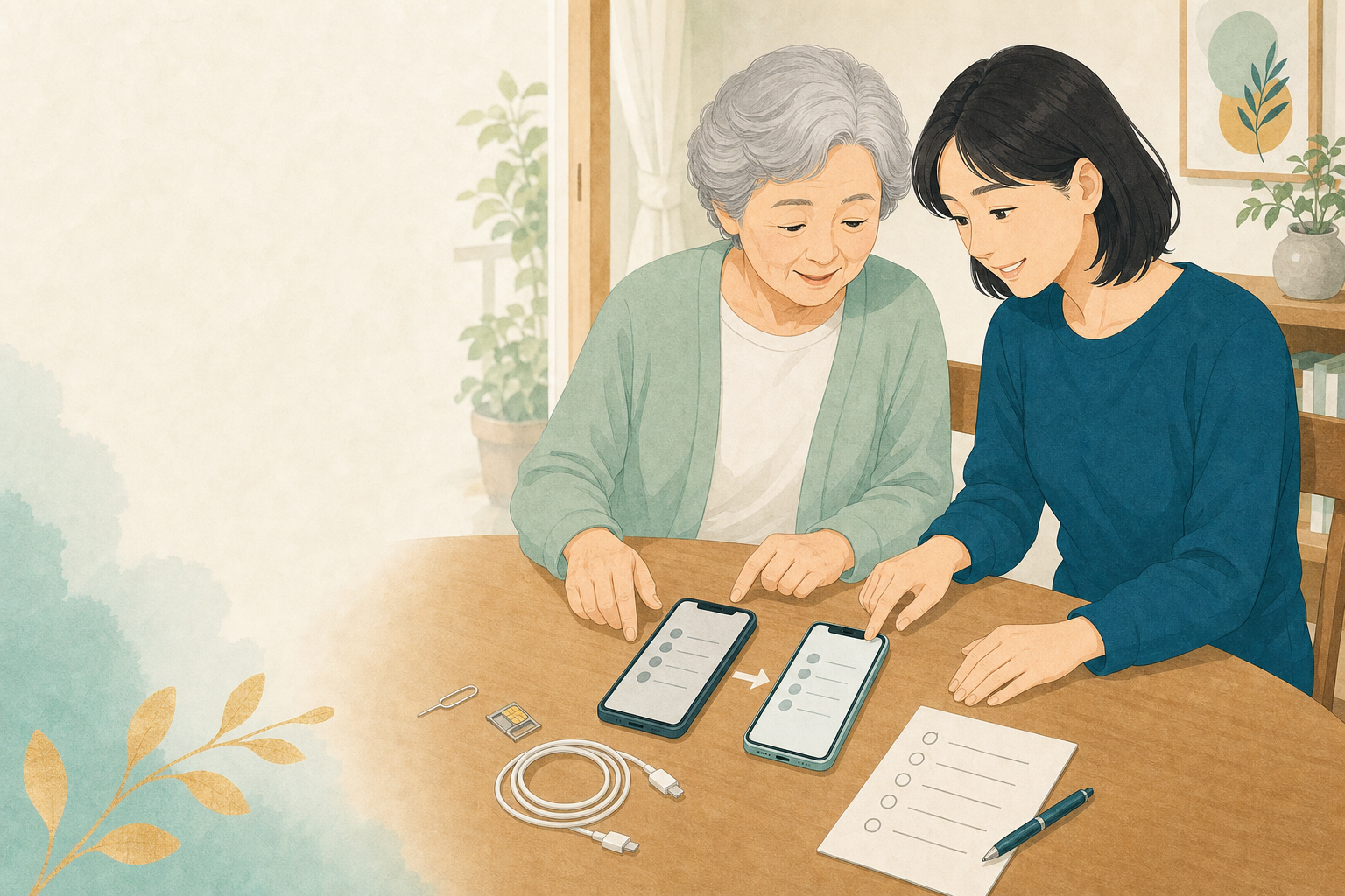 古いスマホを手放す前の消去方法