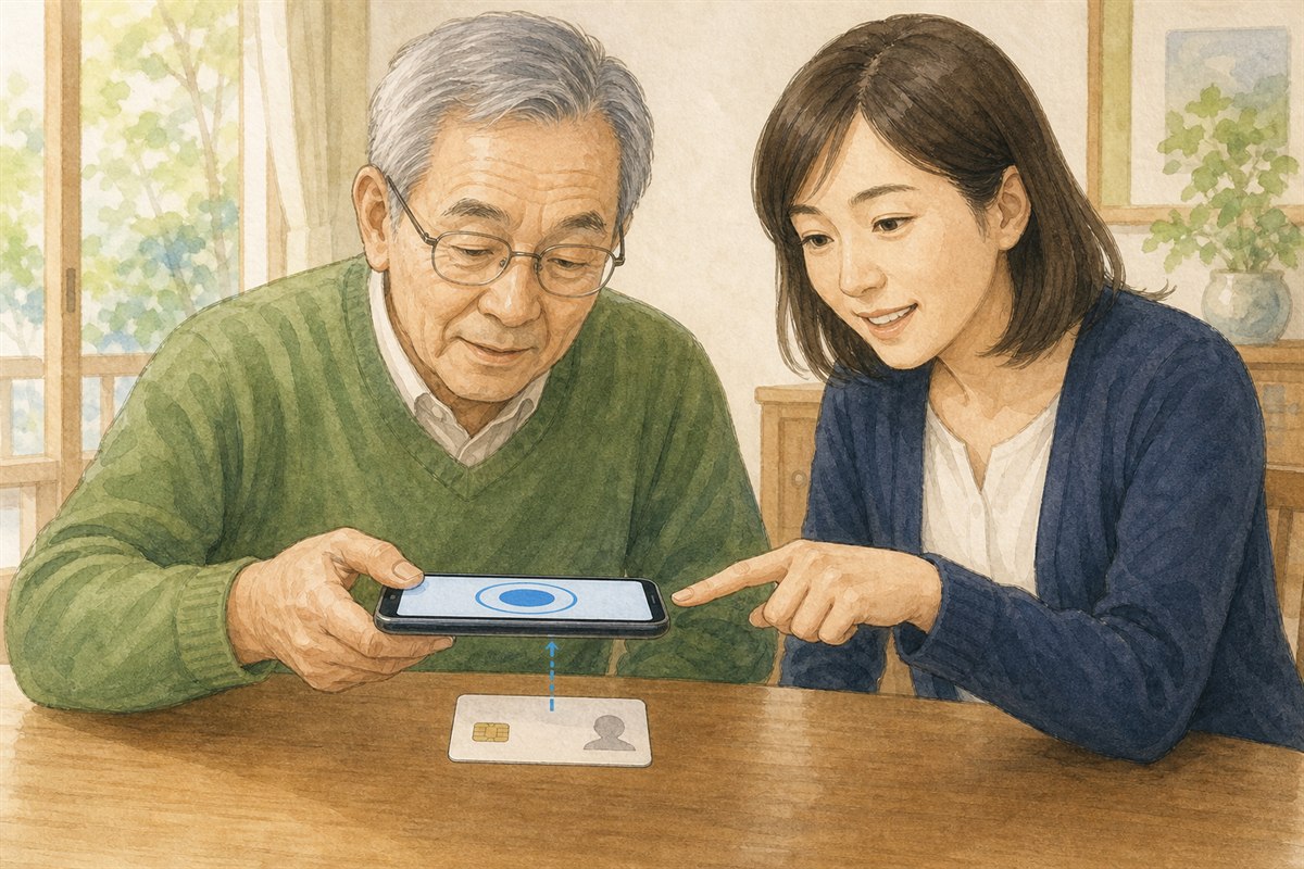 マイナンバーカードを読み取れない時の確認